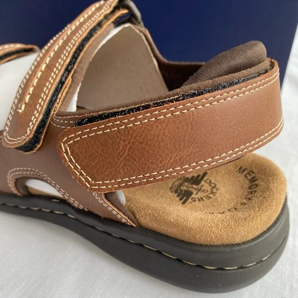 Dockers Men’s NewPage Casual 2 Strap Sandals Sz 11 in Rust - Picture 6 of 16